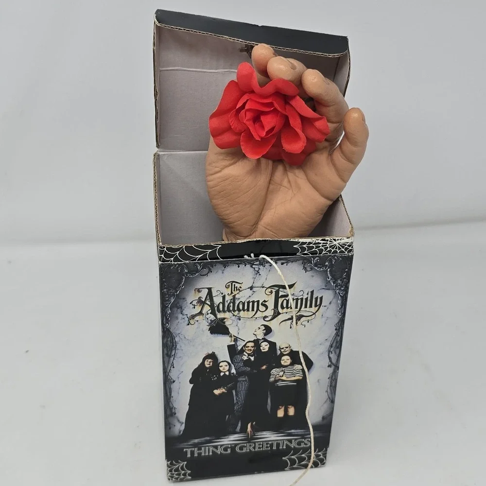 Vintage Addams Family Thing™️ Greetings Jack-in-the-box 1991 - RARE!